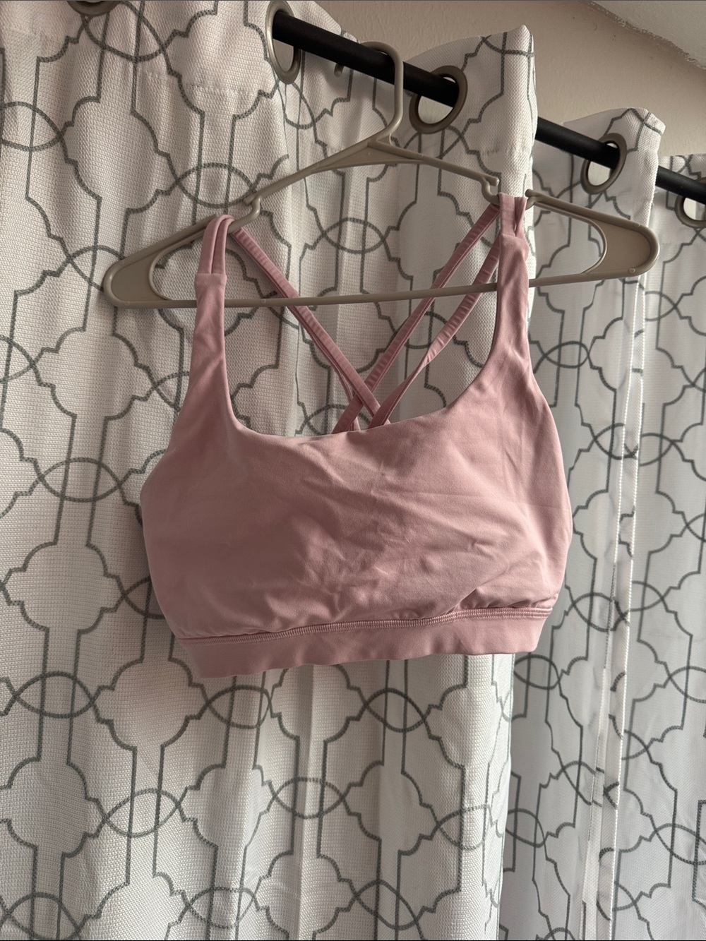 LULULEMON Women's Pink Crisscross Back Bralette